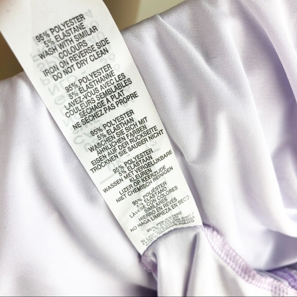 Boohoo Night lavender knotted asymmetrical skirt - Picture 7 of 8